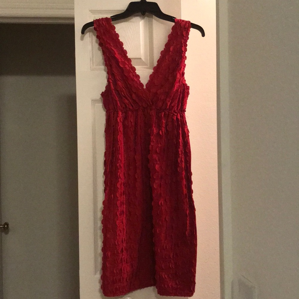 Any occasion wine color cotton comfortable dress